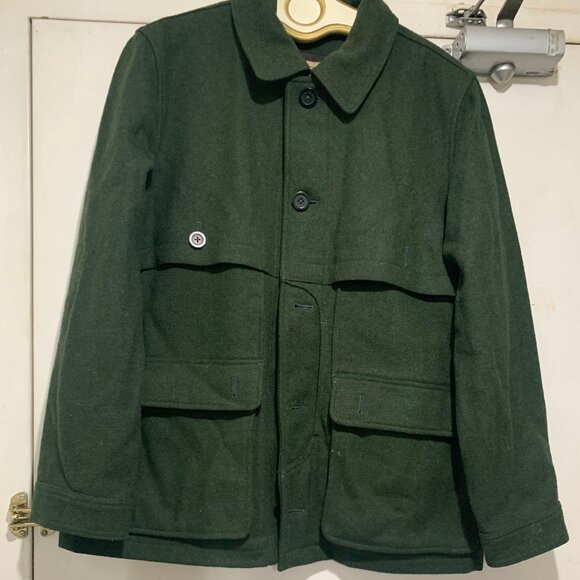 NEW L.L. BEAN MILITARY WOOL JACKETS SIZE L - Picture 1 of 12